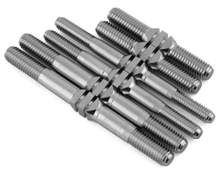Picture of J&T Bearing Co. HB D8 Worlds Spec Titanium "Milled'' Turnbuckle Kit (Natural)