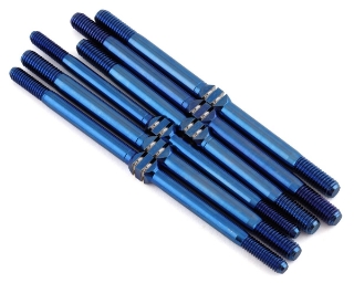 Picture of J&T Bearing Co. HB D8T/E8T Evo 3 Titanium "Milled" Turnbuckle Kit (Blue)