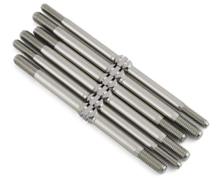 Picture of J&T Bearing Co. HB D8T/E8T Evo 3 Titanium "Milled" Turnbuckle Kit (Natural)