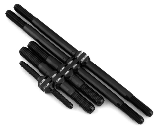 Picture of J&T Bearing Co. Mugen MBX8T/MBX8TR Titanium "Milled" Turnbuckle Kit (Black)