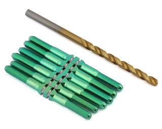 Picture of J&T Bearing Co. Mugen MSB1 Titanium "Milled'' XD Turnbuckles (Green)