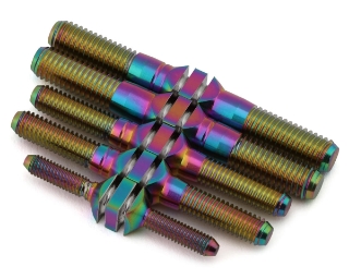 Picture of J&T Bearing Co. Sparko F8 Titanium "Milled" Turnbuckles (Oil Slick) (Upper Arm)