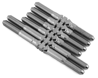 Picture of J&T Bearing Co. Tekno EB410.2 Titanium "Milled'' XD Turnbuckle Kit (Natural)