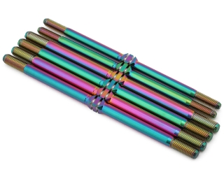 Picture of J&T Bearing Co. Tekno ET48 2.2 Titanium "Milled'' Turnbuckles (Oil Slick)