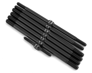 Picture of J&T Bearing Co. Tekno NT48/ET48 2.0 Titanium "Milled" Turnbuckle Kit (Black)