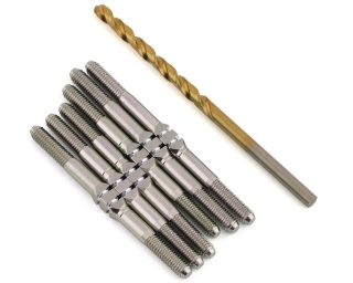 Picture of J&T Bearing Co. TLR 22 5.0 Titanium "Milled" XD Turnbuckle Kit (Natural)