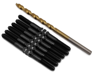 Picture of J&T Bearing Co. Yokomo SO 2.0 Titanium "Milled'' XD Turnbuckles Set (Black)