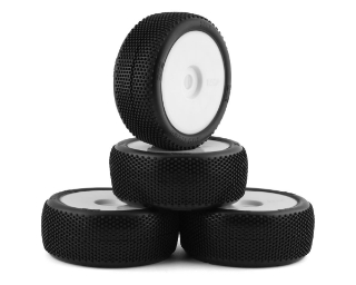 Picture of TZO Tires 202 1/8 Buggy Non-Glued Tire Set (White) (4) (Soft)