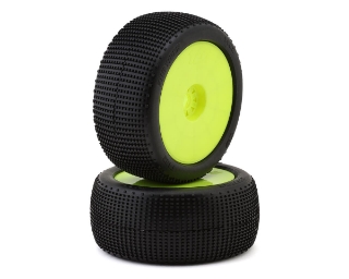 Picture of TZO Tires 402 1/8 Truggy Non-Glued Tire Set (Yellow) (2) (Super Soft)