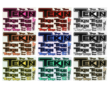 Picture of Tekin 3x5 Multi-Color Decal Set (9)
