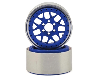 Picture of Vanquish Products KMC XD127 Bully 2.2" Wheel (Blue/Black) (2) (1.2" Wide)