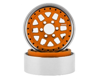 Picture of Vanquish Products KMC XD229 Machete 1.9" Beadlock Wheels (2) (Orange)