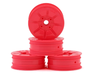 Picture of JConcepts RC10 Pioneer 2.2 Bearing Front Wheels (Pink) (4)