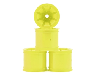 Picture of JConcepts RC10T Pioneer 2.2 Bearing Front Wheels (Yellow) (4)