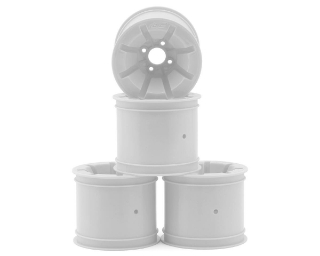 Picture of JConcepts RC10T Pioneer 2.2 Rear Wheels w/Adapters (White) (4)