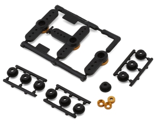 Picture of HongNor X5B Universal Composite Throttle & Brake Servo Horns Set (Black)