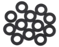 Picture of 1UP Racing 3x6mm Precision Aluminum Shims (Black) (12) (0.5mm)