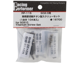 Picture of Yokomo SO2.0 High Precision Machined Titanium Screws Set (Natural)