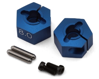 Picture of Yokomo 12mm Aluminum Clamping Wheel Hex (Blue) (2) (8mm)