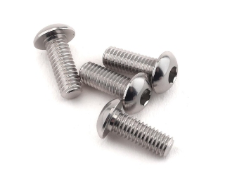 Picture of Yokomo 3x8mm Aluminum BD9 Button Head Hex Screw (4)