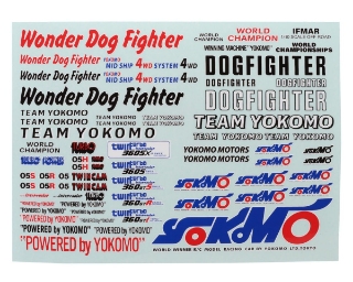 Picture of Yokomo Wonder Dog Fighter Decal Set