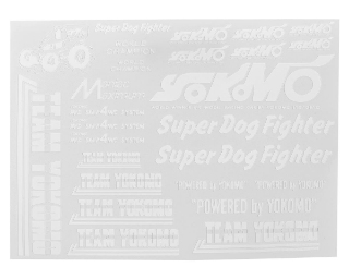 Picture of Yokomo 870C Super Dog Fighter Decal Set (White)