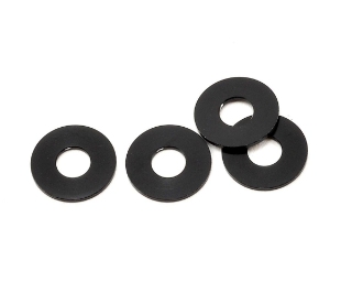 Picture of Yokomo 3x8x0.5mm Aluminum Spacer (Black) (4)
