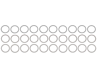Picture of Mugen Seiki 10x12x0.1/0.2/0.3mm Shim Set (30)