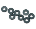 Picture of Mugen Seiki 3x8x1mm Aluminum Roll Center Spacers (Gun Metal) (8)