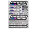 Picture of Mugen Seiki Large Decal Sheet (Chrome)