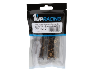 Picture of 1UP Racing Associated DC10 Pro Duty Titanium Complete Screw Set (Bronze)