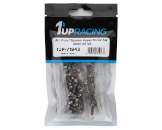 Picture of 1UP Racing Xray X4 2026 Pro Duty Titanium Upper Screw Set (Silver) (79)