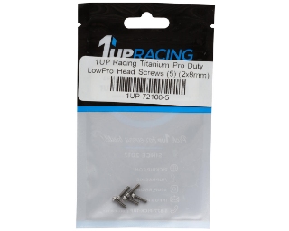 Picture of 1UP Racing Titanium Pro Duty LowPro Head Screws (5) (2x8mm)