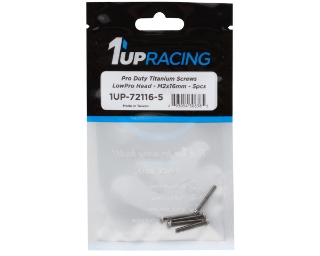 Picture of 1UP Racing Titanium Pro Duty LowPro Head Screws (5) (2x16mm)