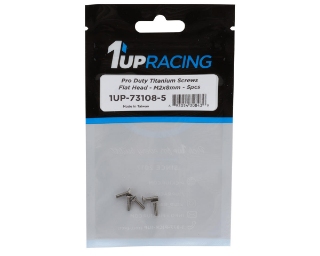 Picture of 1UP Racing Titanium Pro Duty Flat Head Screws (5) (2x8mm)