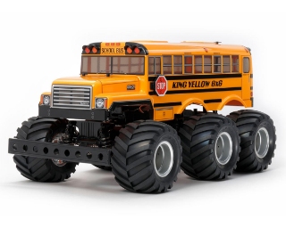 Picture of Tamiya G6-01 King Yellow 6x6 Polycarbonate Body (Clear)