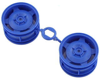 Picture of Tamiya Star Dish Rear 2WD Buggy Wheels (Blue) (2)