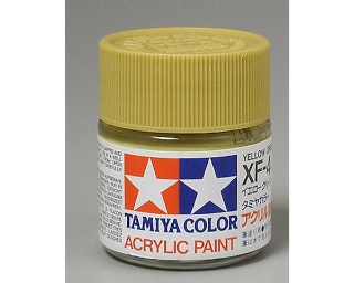 Picture of Tamiya XF-4 Flat Yellow Green Acrylic Paint (23ml)