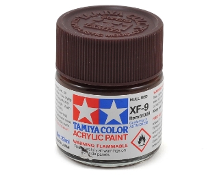 Picture of Tamiya XF-9 Flat Hull Red Acrylic Paint (23ml)