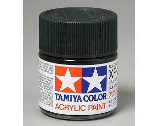 Picture of Tamiya XF-27 Flat Black Green Acrylic Paint (23ml)