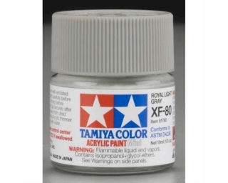 Picture of Tamiya XF-80 Flat Navy Grey Acrylic Paint (10ml)