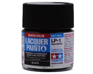 Picture of Tamiya LP-1 Black Lacquer Paint (10ml)