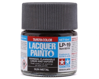 Picture of Tamiya LP-19 Gun Metal Lacquer Paint (10ml)