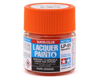 Picture of Tamiya LP-51 Pure Orange Lacquer Paint (10ml)