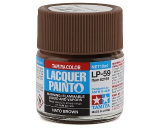 Picture of Tamiya LP-59 NATO Brown Lacquer Paint (10ml)