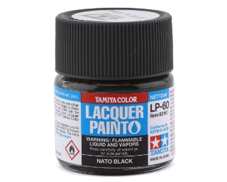 Picture of Tamiya LP-60 NATO Black Lacquer Paint (10ml)