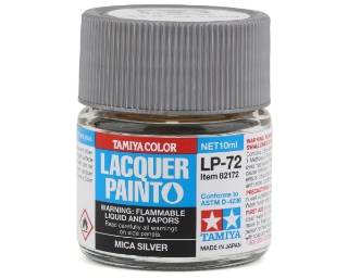 Picture of Tamiya LP-72 Mica Silver Lacquer Paint (10ml)