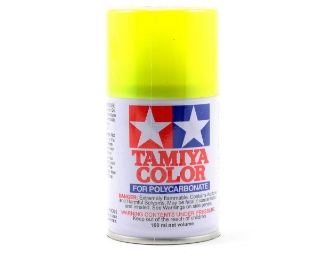 Picture of Tamiya PS-27 Fluorescent Yellow Lexan Spray Paint (100ml)