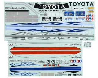 Picture of Tamiya Sticker A & B Metal Transfer Rubber Sheet 58397