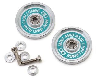 Picture of Tamiya JR HG 19mm Aluminum Ball-Race Limited-Edition Rollers Set (Ringless)
